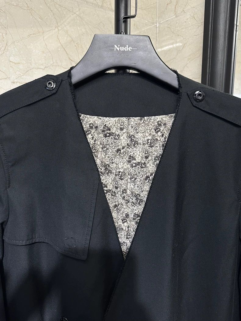 Number (N)ine Double-breasted trench coat with nude design- DMC Size US L / EU 52-54 / 3 - 3 Thumbnail