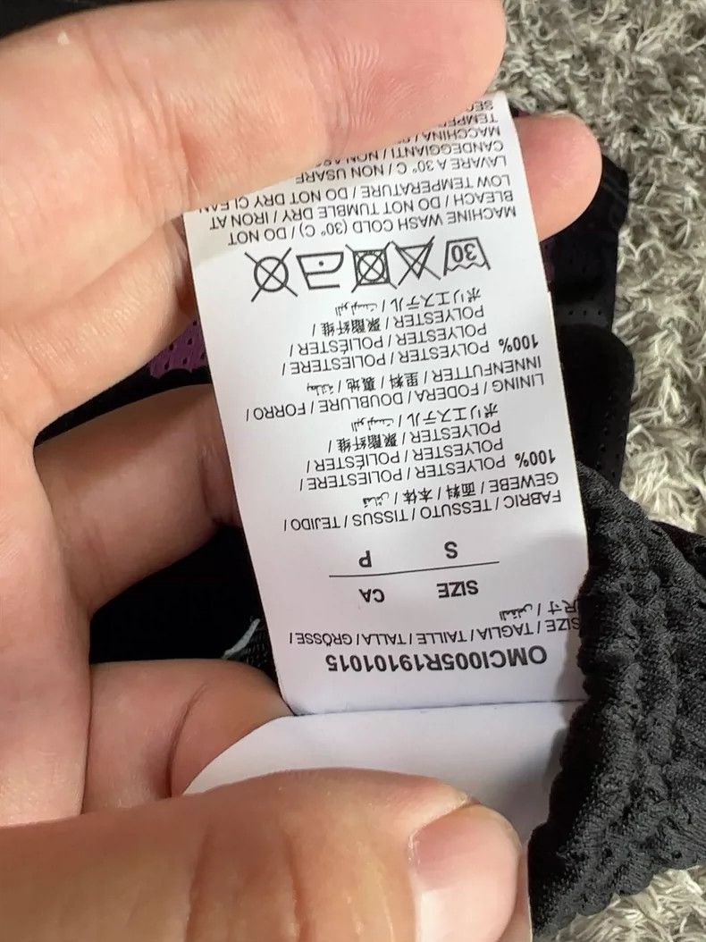 Off-White Off-White Black Mesh Shorts for Men- DMC Size US 26 / EU 42 - 5 Thumbnail