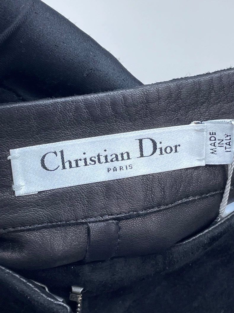 Dior Dior Black Lambskin Fringed Shorts- DMC Size US 36 / EU 52 - 5 Thumbnail