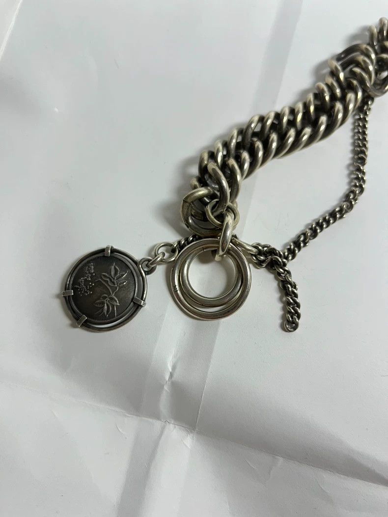 Ann Demeulemeester Ann Demeulemeester Silver Chain Bracelet- DMC Size ONE SIZE - 3 Thumbnail