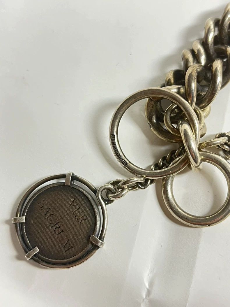 Ann Demeulemeester Ann Demeulemeester Silver Chain Bracelet- DMC Size ONE SIZE - 4 Thumbnail