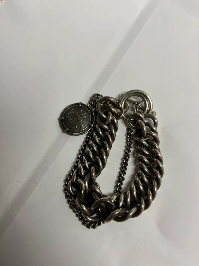 Ann Demeulemeester Ann Demeulemeester Silver Chain Bracelet- DMC Size ONE SIZE - 7 Thumbnail
