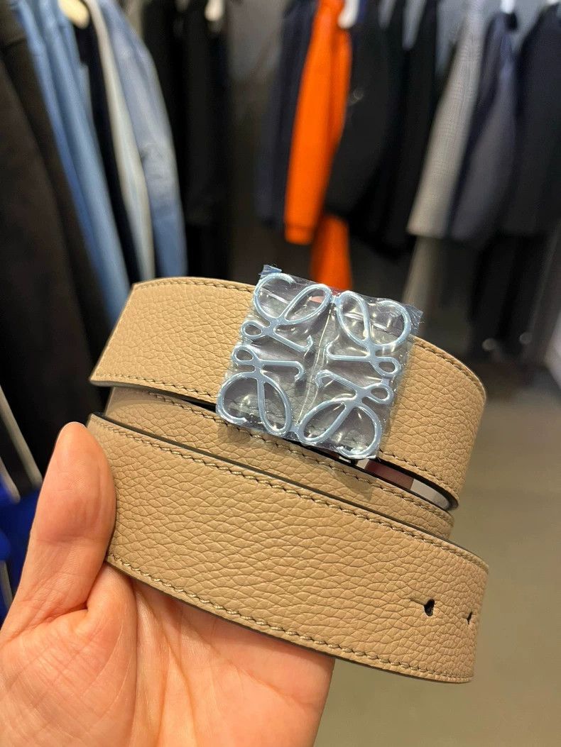Loewe Loewe Double-Sided Belt with Silver Buckle- DMC Size ONE SIZE - 2 Thumbnail