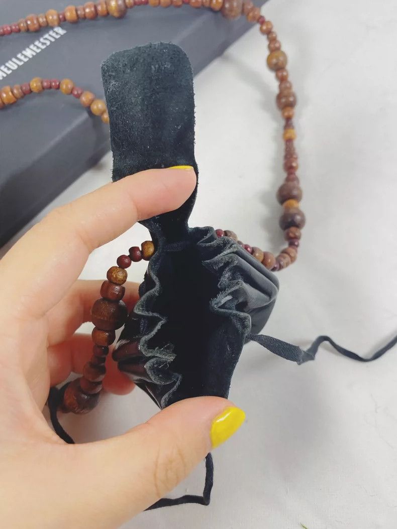 Ann Demeulemeester Ann Demeulemeester Mini Leather Bag Necklace- DMC Size ONE SIZE - 3 Thumbnail