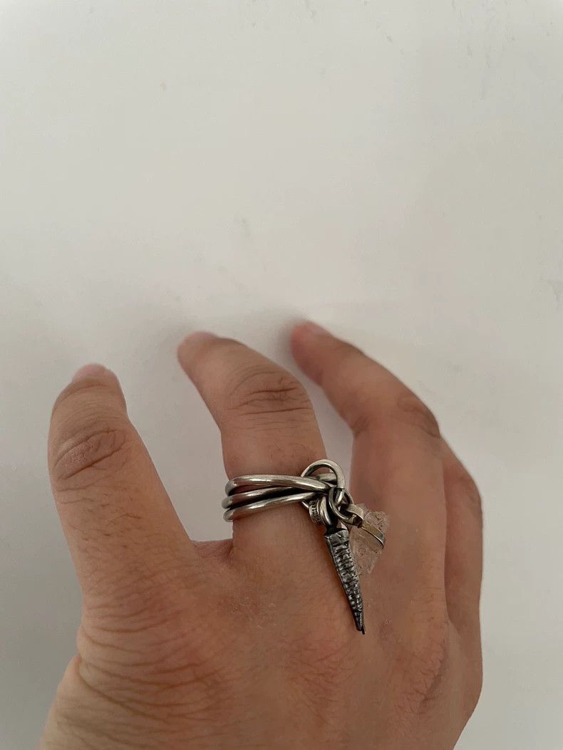Ann Demeulemeester Ann Demeulemeester Pendant Ring for Men- DMC Size ONE SIZE - 3 Thumbnail