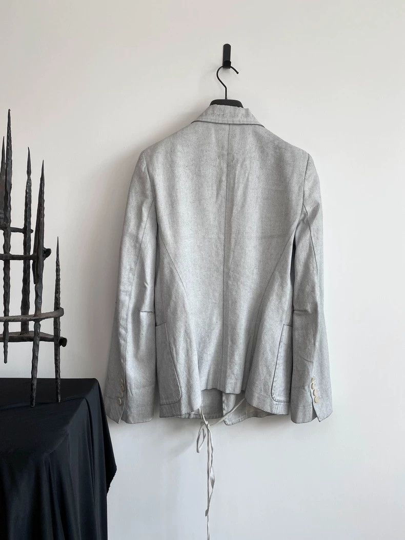 Ann Demeulemeester Ann Demeulemeester Gray Suit Jacket- DMC Size US M / EU 48-50 / 2 - 3 Thumbnail
