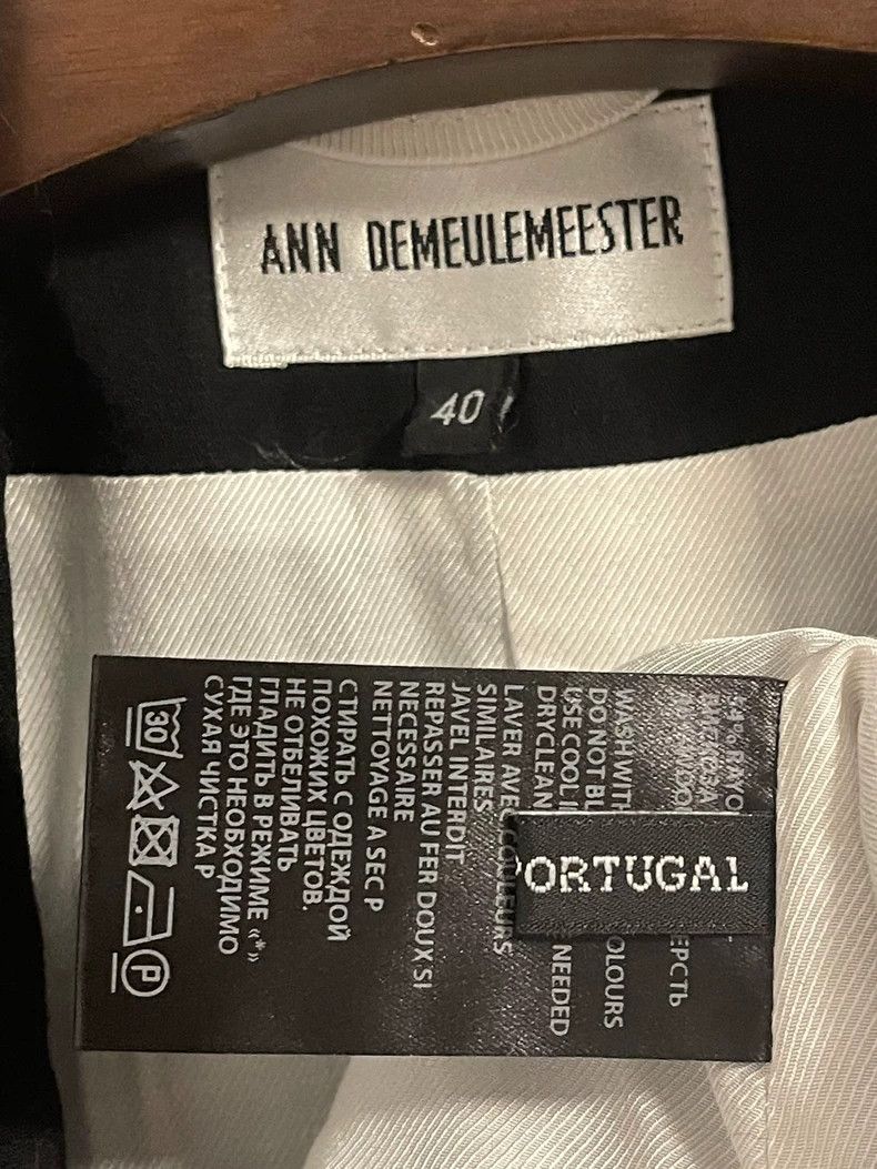 Ann Demeulemeester Ann Demeulemeester Tailored Blazer Jacket- DMC Size US M / EU 48-50 / 2 - 5 Thumbnail
