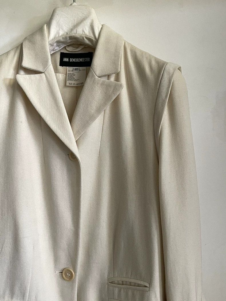 Ann Demeulemeester Ann Demeulemeester Wool Blend Suit Jacket- DMC Size US M / EU 48-50 / 2 - 8 Thumbnail