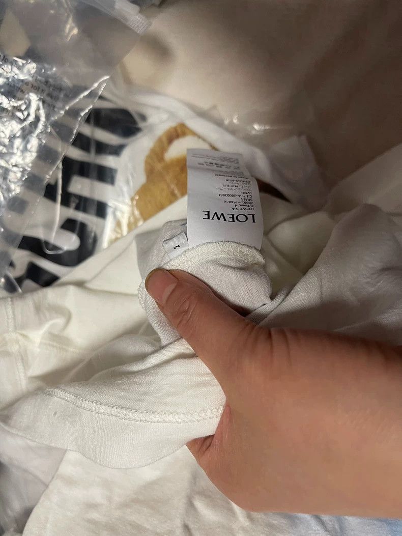 Loewe Loewe Printed White T-Shirt Size M- DMC Size US M / EU 48-50 / 2 - 4 Thumbnail