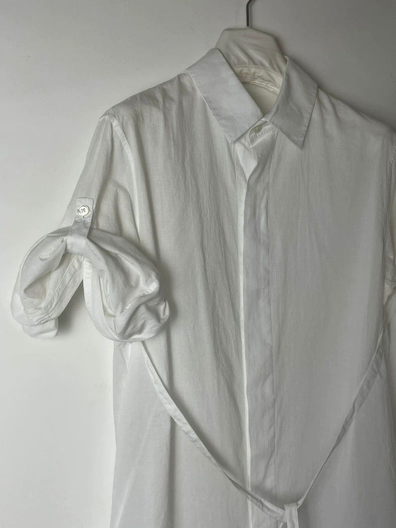 Ann Demeulemeester Ann Demeulemeester White Shirt with Ties- DMC Size US XS / EU 42 / 0 - 8 Thumbnail