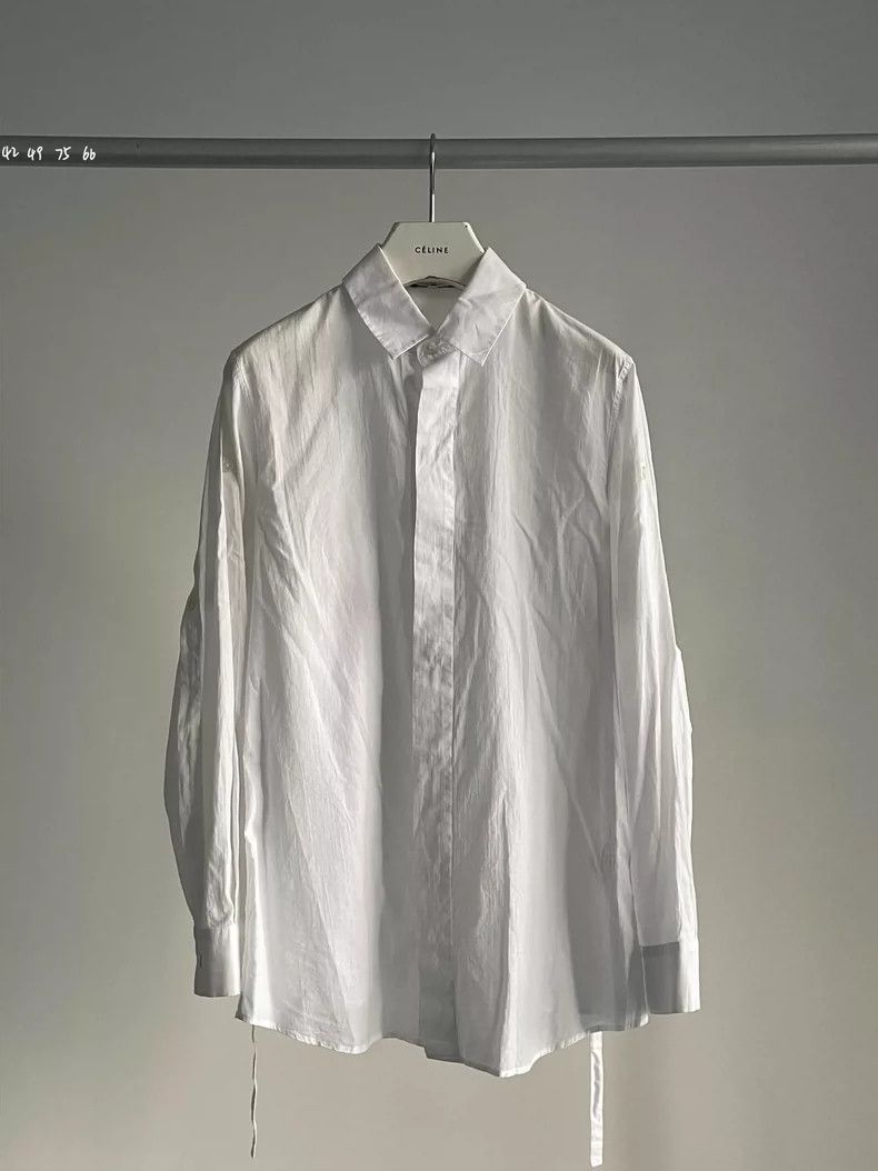 Ann Demeulemeester Ann Demeulemeester White Shirt with Ties- DMC Size US XS / EU 42 / 0 - 9 Thumbnail