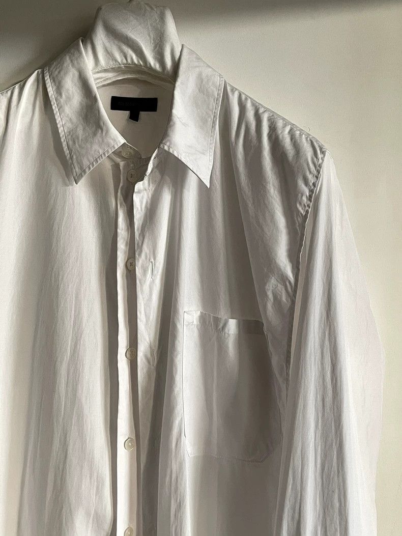 Ann Demeulemeester Asymmetrical Cotton Shirt in Size L- DMC Size US L / EU 52-54 / 3 - 2 Thumbnail