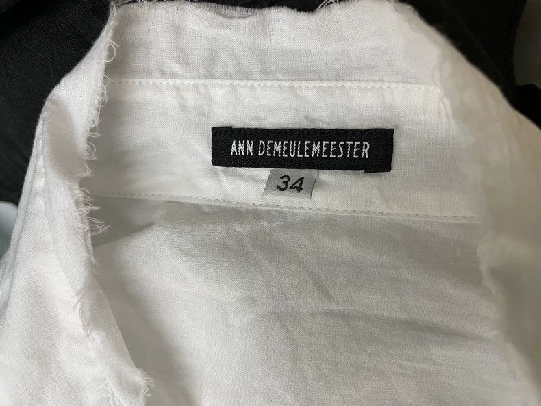 Ann Demeulemeester Ann Demeulemeester Long Shirt with Small Stain- DMC Size US M / EU 48-50 / 2 - 4 Thumbnail
