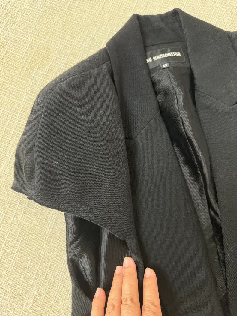 Ann Demeulemeester Ann Demeulemeester Black Shoulder Vest- DMC Size US M / EU 48-50 / 2 - 5 Thumbnail