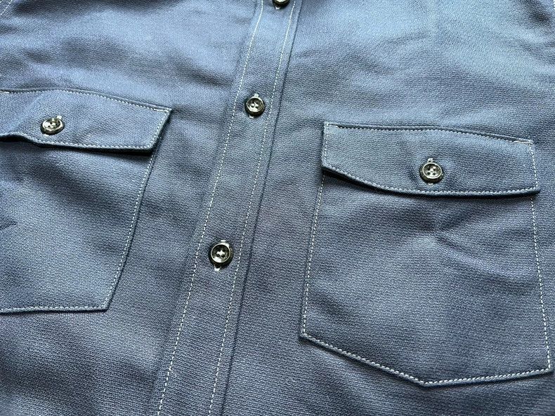 The Real McCoy's JOE McCOY Heavy Moleskin Shirt Navy Color- DMC Size US L / EU 52-54 / 3 - 6 Thumbnail
