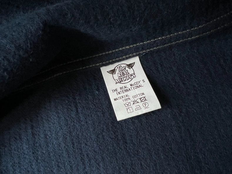 The Real McCoy's JOE McCOY Heavy Moleskin Shirt Navy Color- DMC Size US L / EU 52-54 / 3 - 5 Thumbnail