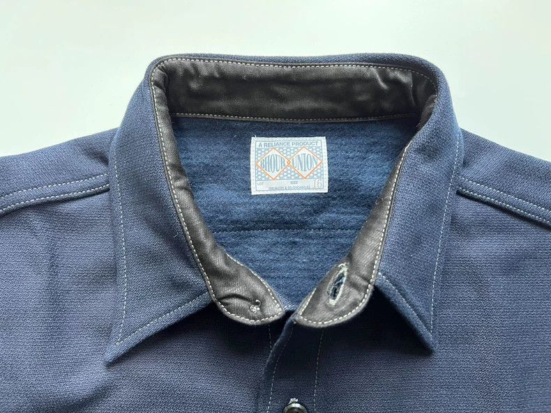 The Real McCoy's JOE McCOY Heavy Moleskin Shirt Navy Color- DMC Size US L / EU 52-54 / 3 - 7 Thumbnail