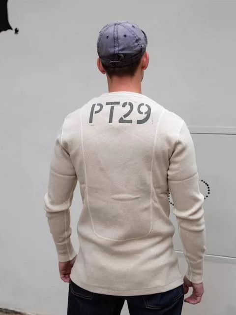 The Real McCoy's Real Mccoy's RM PT29 Wool Blend Crew Neck Sweater- DMC Size US L / EU 52-54 / 3 - 7 Thumbnail