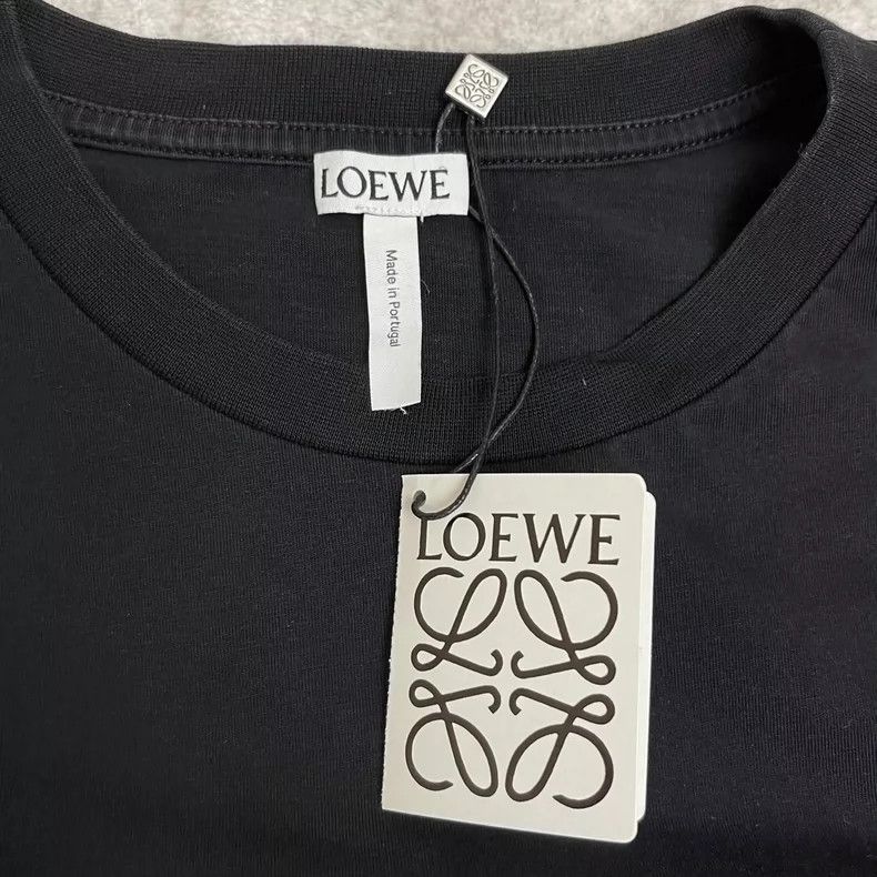 Loewe Loewe Black Floral Cut-Out Logo T-Shirt- DMC Size US XS / EU 42 / 0 - 4 Thumbnail