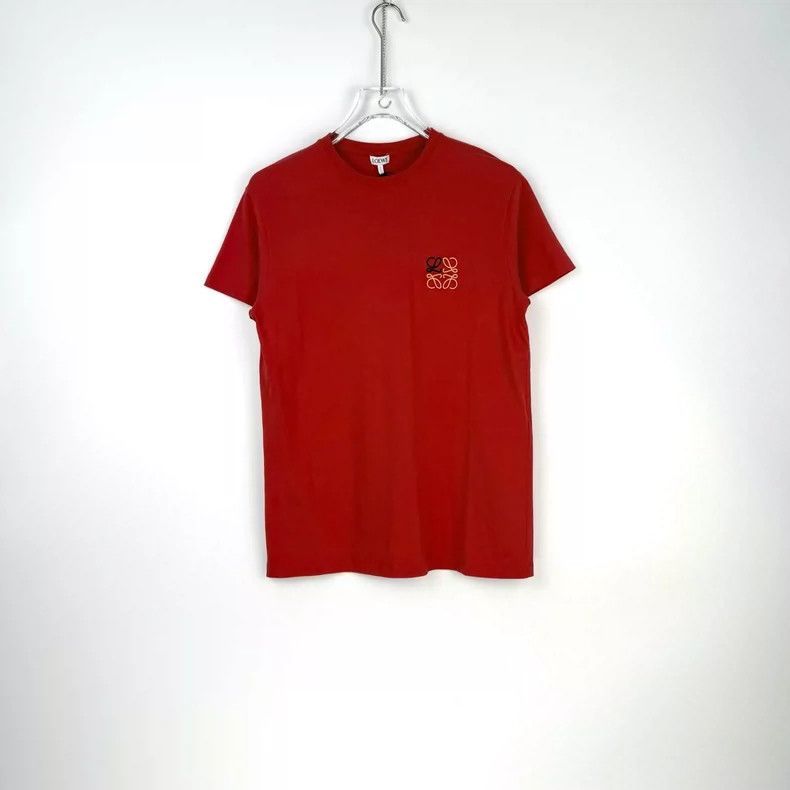 Loewe Loewe Red Embroidered Logo T-Shirt XS- DMC Size US XS / EU 42 / 0 - 3 Thumbnail