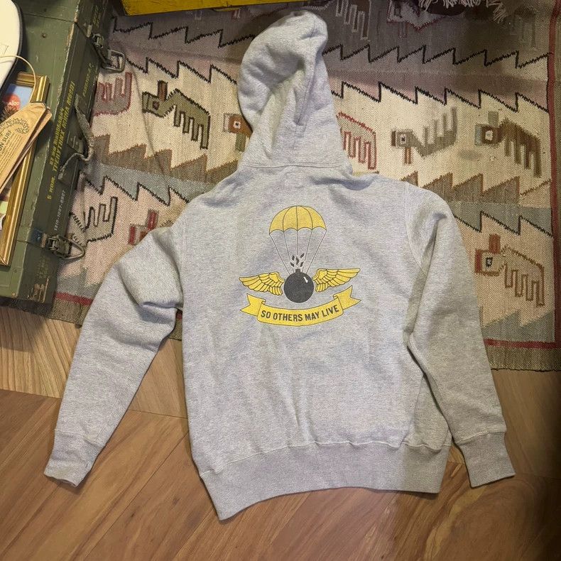 The Real McCoy's US Coast Guard Zip Sweatshirt with Hoodie- DMC Size US L / EU 52-54 / 3 - 2 Thumbnail