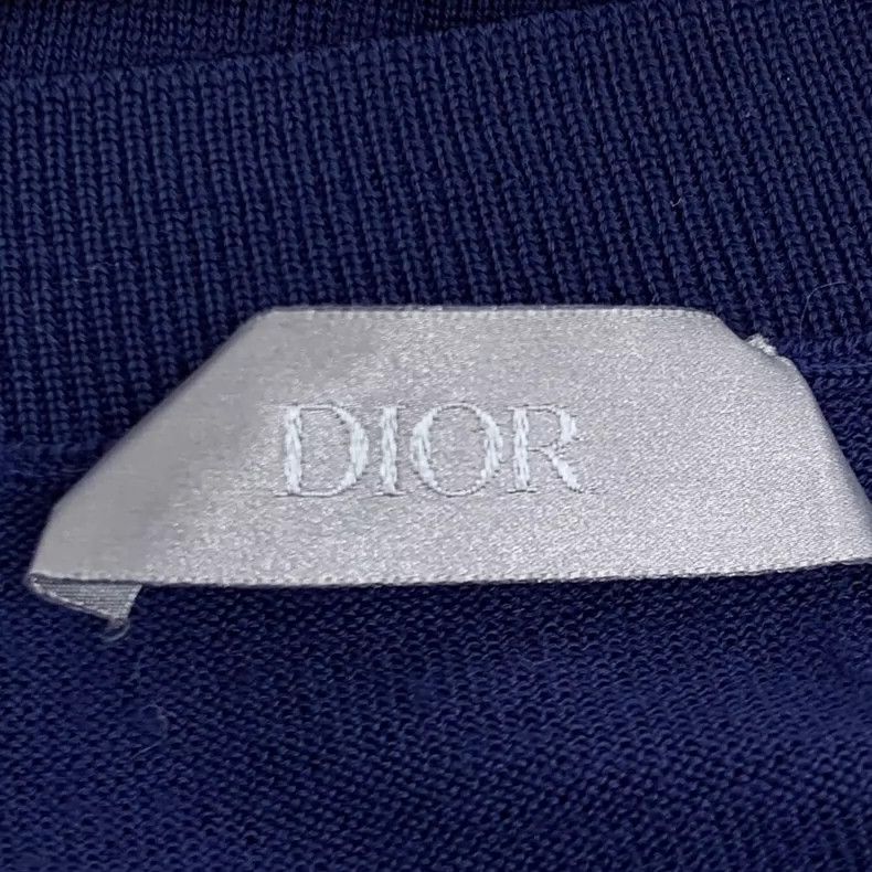 Dior Dior Kenny Scharf Blue Wool Long Sleeve Sweater- DMC Size US M / EU 48-50 / 2 - 6 Thumbnail