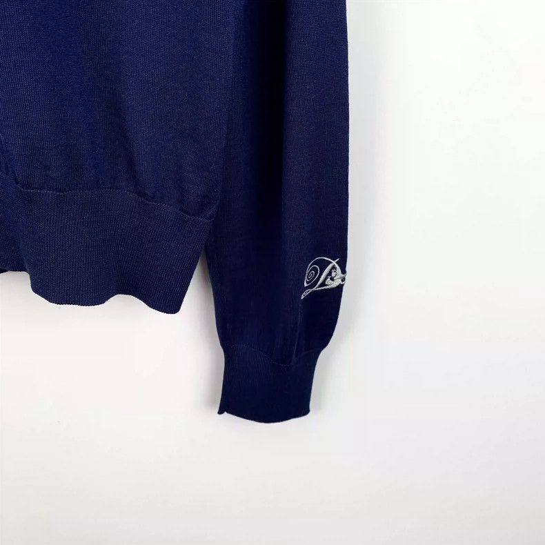 Dior Dior Kenny Scharf Blue Wool Long Sleeve Sweater- DMC Size US M / EU 48-50 / 2 - 5 Thumbnail