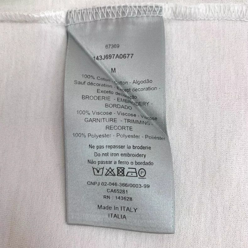 Dior Dior x Kenny Scharf Logo Embroidered T-Shirt- DMC Size US M / EU 48-50 / 2 - 7 Thumbnail
