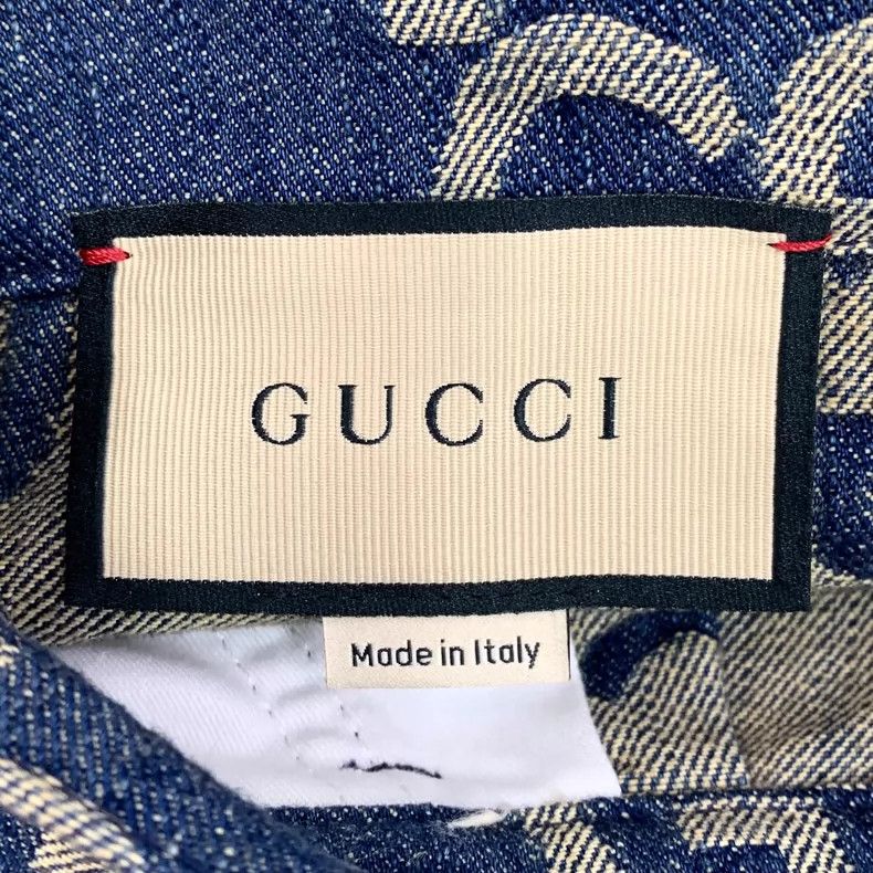 Gucci Gucci Blue Logo Print Casual Shorts- DMC Size US 31 - 6 Thumbnail