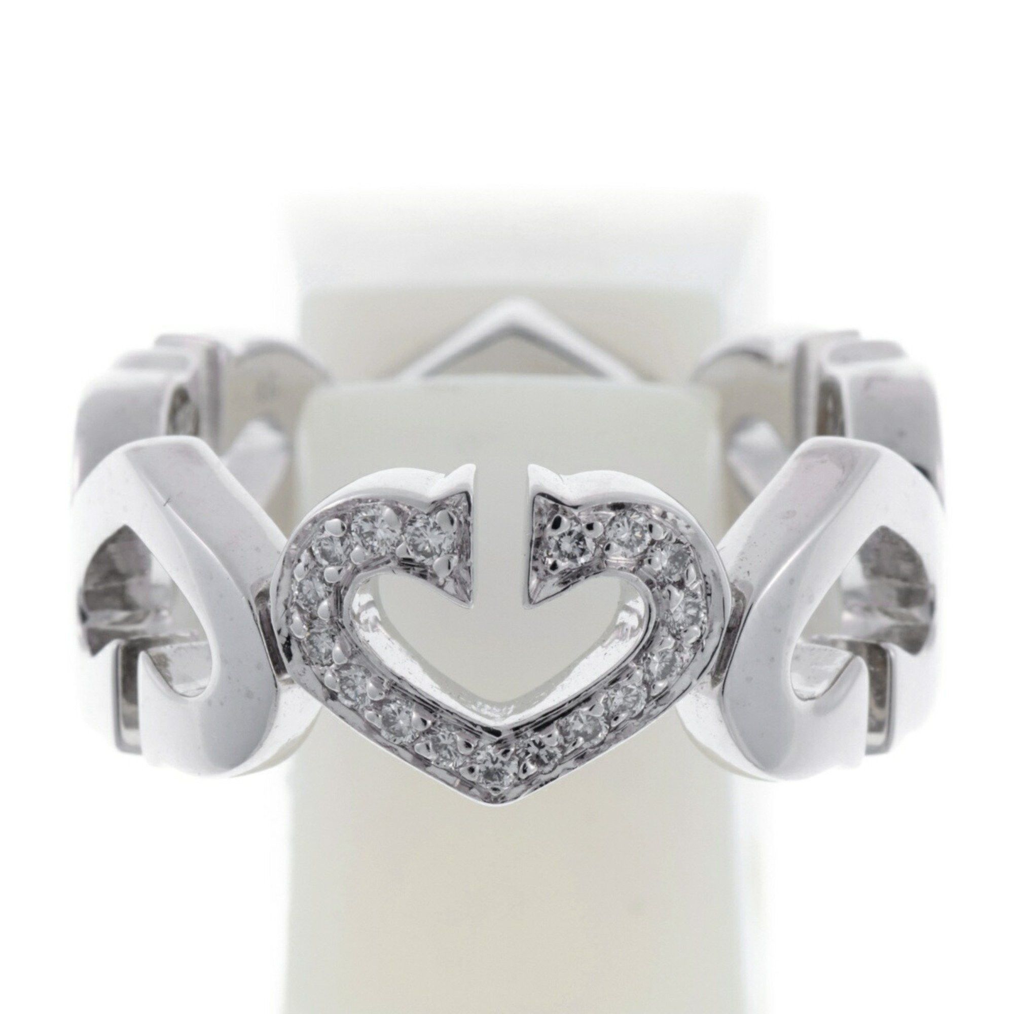 Cartier Cartier C heart ring Size ONE SIZE - 3 Thumbnail