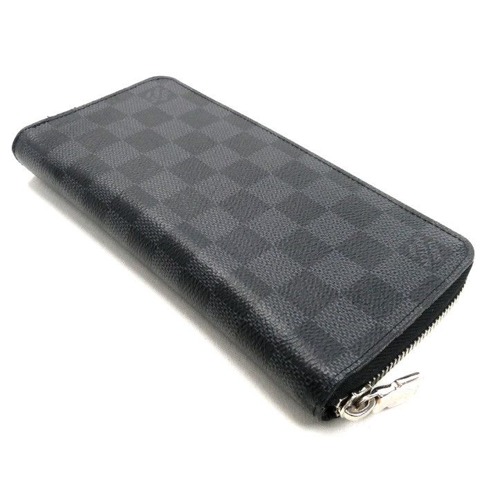 Louis Vuitton Louis Vuitton Louis Vuitton Zippy Wallet Vertical Damier Graphite Long Wallet Canvas Long Wallet N63095 Size ONE SIZE - 2 Thumbnail