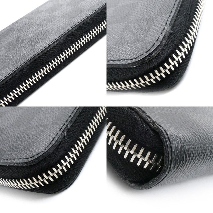 Louis Vuitton Louis Vuitton Louis Vuitton Zippy Wallet Vertical Damier Graphite Long Wallet Canvas Long Wallet N63095 Size ONE SIZE - 5 Thumbnail