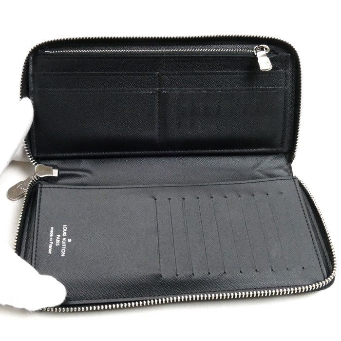 Louis Vuitton Louis Vuitton Louis Vuitton Zippy Wallet Vertical Damier Graphite Long Wallet Canvas Long Wallet N63095 Size ONE SIZE - 3 Thumbnail