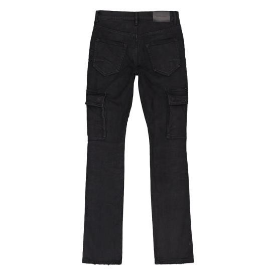 Purple Brand PURPLE BRAND Men Denim Pants P004 BLRC BLACK Size US 34 / EU 50 - 2 Thumbnail