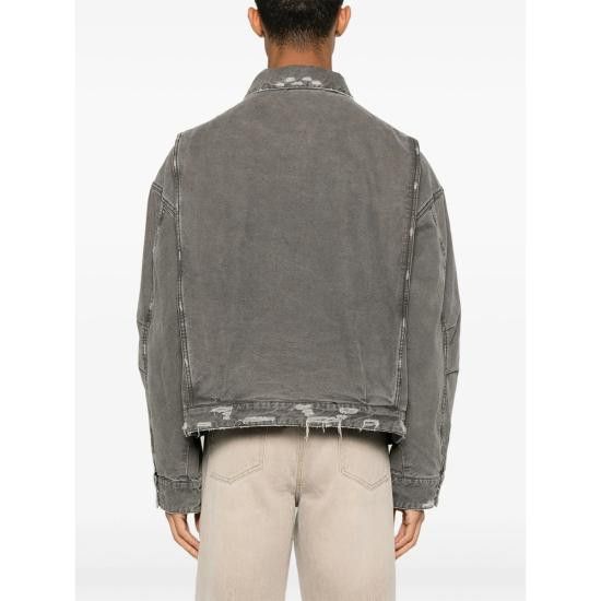 Cole Buxton COLE BUXTON Men Denim Jackets DTJ150 000 BLACK Size US XL / EU 56 / 4 - 2 Thumbnail