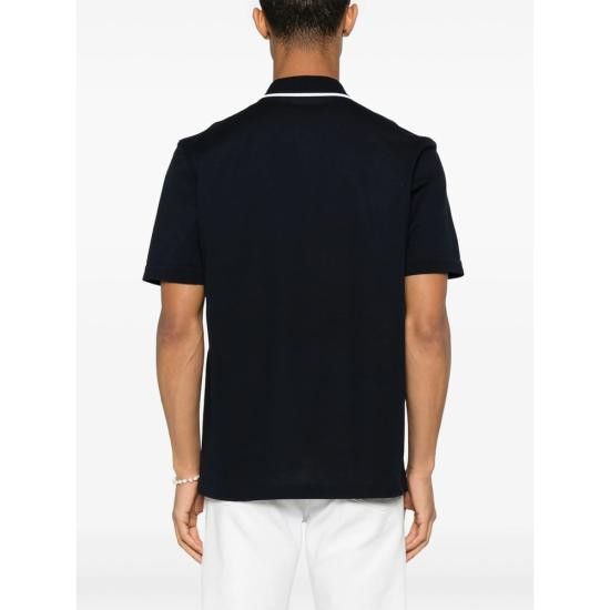 Salvatore Ferragamo SALVATORE FERRAGAMO Men Polo Shirts 144797 0784281 BLU BLUE Size US M / EU 48-50 / 2 - 2 Thumbnail