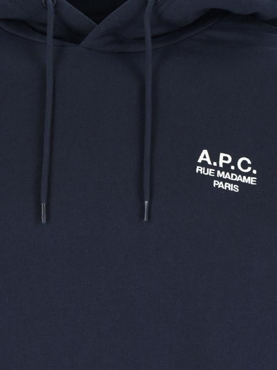 A.P.C. A.P.C. Men Hoodies COHBV M27914 TIQ Blue Size US M / EU 48-50 / 2 - 3 Thumbnail