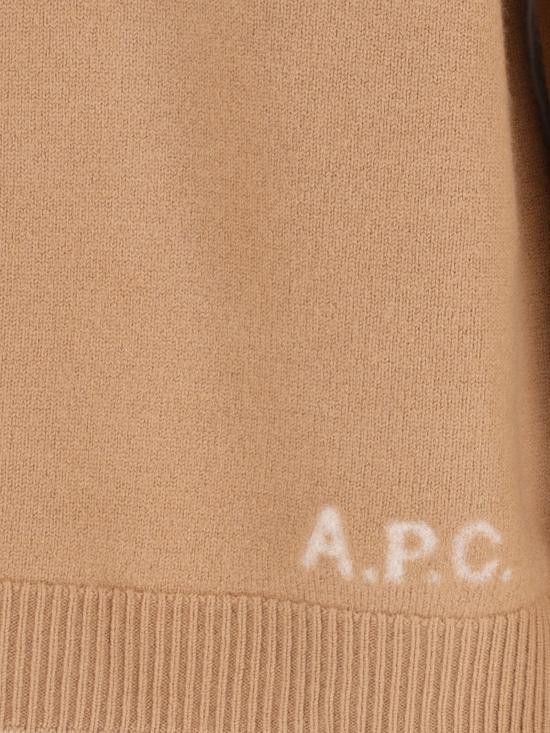 A.P.C. A.P.C. Men Sweater WVBDJ H23059 CAB Brown Size US XL / EU 56 / 4 - 3 Thumbnail