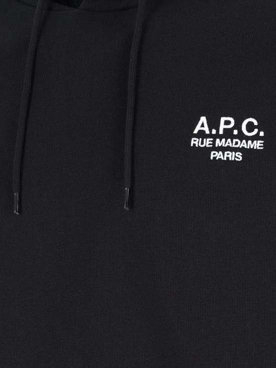 A.P.C. A.P.C. Men Hoodies COHBV M27914 TZC Black Size US M / EU 48-50 / 2 - 3 Thumbnail