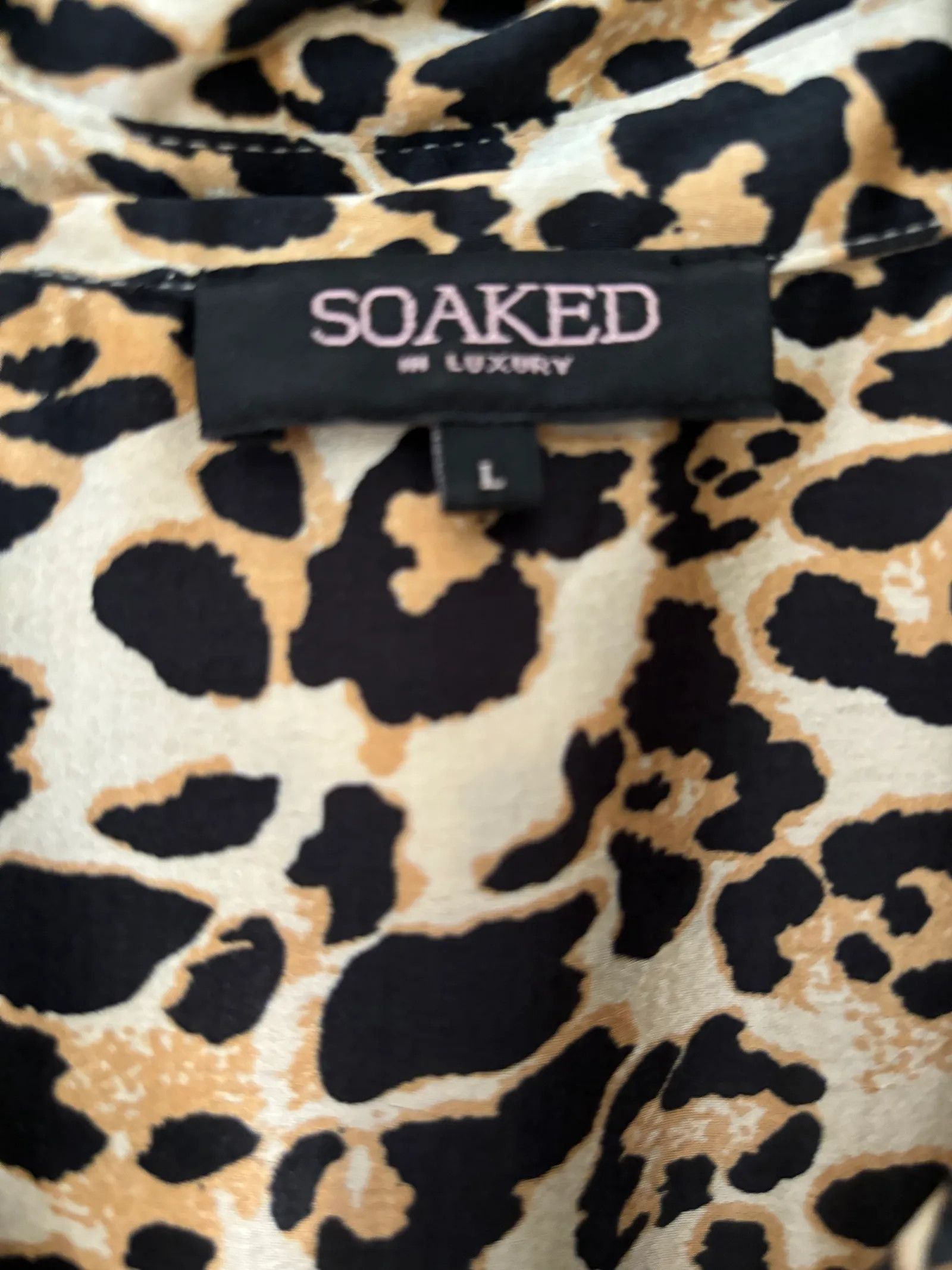 Other Soaked In Luxury Jane shirt dress Dress Size L / US 10 / IT 46 - 2 Thumbnail