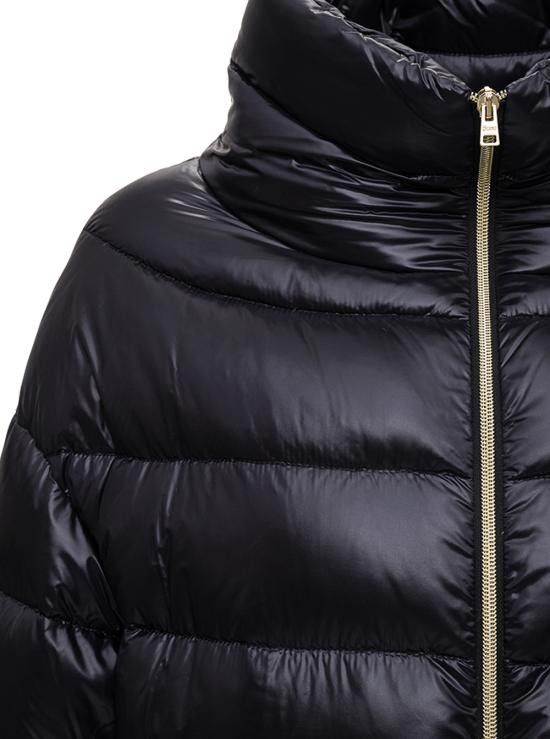 Herno HERNO Women Bubble Jackets PI1283DIC12017Z9300 Black Size L / US 10 / IT 46 - 3 Thumbnail
