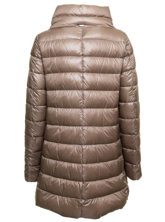 Herno HERNO Women Bubble Jackets PI0505DIC12017Z2600 Beige Size L / US 10 / IT 46 - 5 Thumbnail