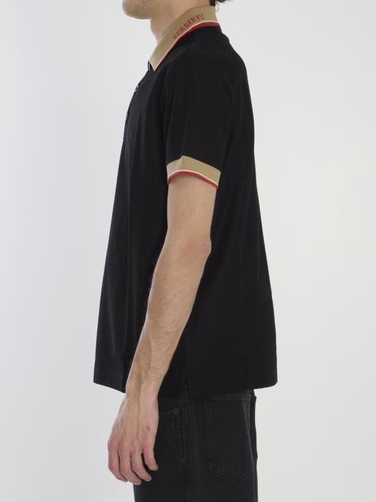 Burberry BURBERRY Men Polo Shirts 8110934 BLACK Size US L / EU 52-54 / 3 - 3 Thumbnail