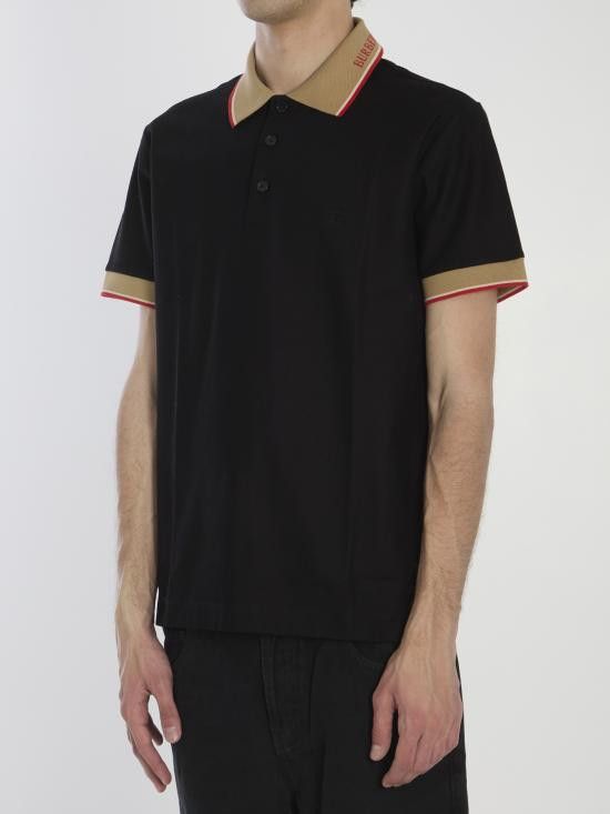 Burberry BURBERRY Men Polo Shirts 8110934 BLACK Size US L / EU 52-54 / 3 - 2 Thumbnail