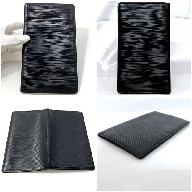 Louis Vuitton LOUIS VUITTON Black Leather Size ONE SIZE - 2 Thumbnail