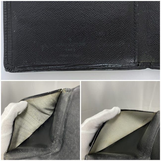 Louis Vuitton LOUIS VUITTON Black Leather Size ONE SIZE - 3 Thumbnail