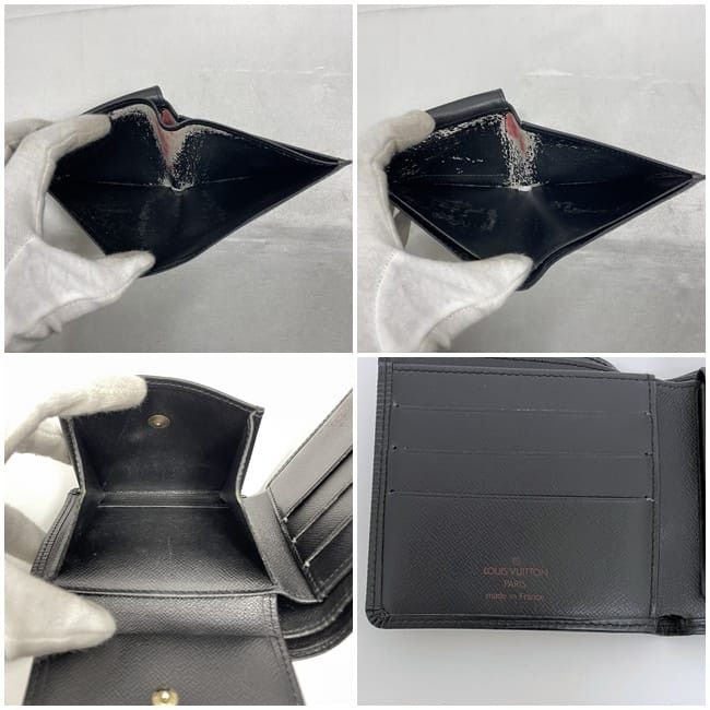Louis Vuitton LOUIS VUITTON Black Leather Size ONE SIZE - 3 Thumbnail