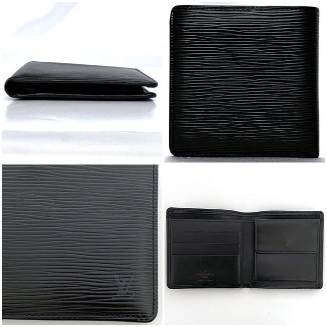 Louis Vuitton LOUIS VUITTON Black Leather Size ONE SIZE - 2 Thumbnail