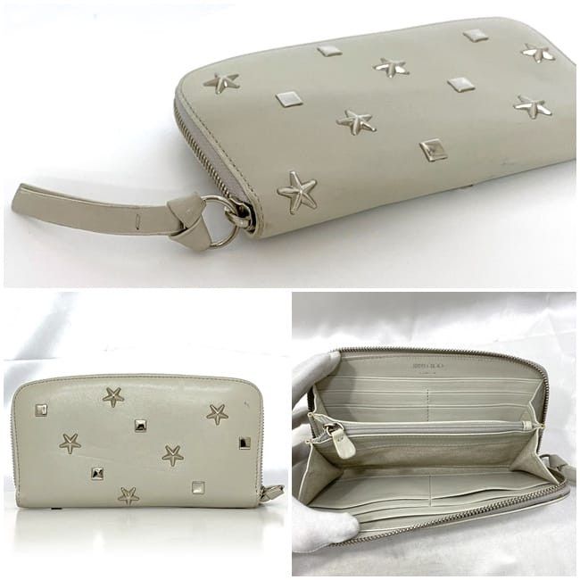 Jimmy Choo JIMMY CHOO Grey Leather Size ONE SIZE - 3 Thumbnail