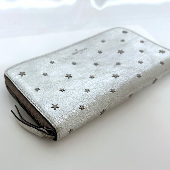 Jimmy Choo JIMMY CHOO Silver Leather Size ONE SIZE - 3 Thumbnail